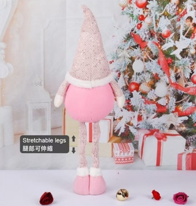 Gnomes de Noël rétractables en peluche, poupées rétractables <span class=keywords><strong>sans</strong></span> <span class=keywords><strong>visage</strong></span> à longues jambes, grands gnomes de Saint-Valentin de Noël debout pour filles - Product Image 5