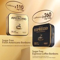 Factory Directly Sale Sugar Free Coffee Candy Fresh Americano Espresso Coffee Flavored Hard Candy