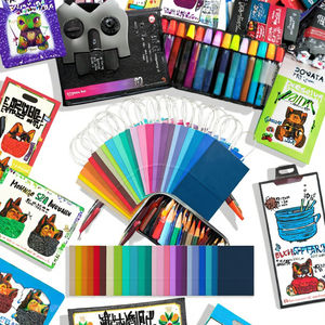 Sacs en papier kraft moyens en vrac avec poignées, 16 couleurs claires différentes pour les supermarchés, sacs de promotion de cadeaux, sacs de shopping artisanaux - Product Image 2