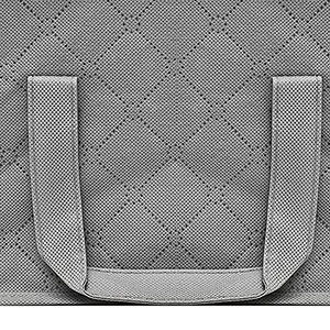 Large Foldable <b>Clothes</b> <b>Storage</b> Basket with Sturdy Non-Woven Zippers Closet Organizers for Duvet Blanket Reinforced Handle - Product Image 4