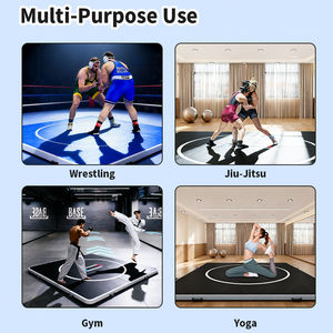Colchoneta Inflable de Lucha de Gimnasia de PVC Premium de 3m x 3m y 20cm, Pista de Aire Personalizada para Jiu Jitsu, BJJ, MMA, Judo, Fitness y Acrobacias - Product Image 5