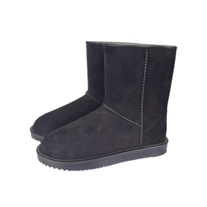<span class=keywords><strong>Bottes</strong></span> <span class=keywords><strong>de</strong></span> <span class=keywords><strong>neige</strong></span> chics pour femmes en daim à revers, isolées, imperméables, souples, légères, antidérapantes, pour la ville - Product Image 4