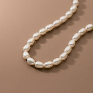 Collar de Plata de Ley S925 con Perla y Mariposa, Estilo Fresco y Dulce con Diseño de Plata Rota - Y01440 - Product Image 3