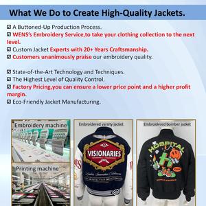 Jaket Kulit Balap Motor Pria Berlapis Tebal dengan Bordir Logo dan Patchwork Streetwear - Product Image 6