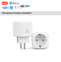 Doodle WiFi Smart Socket 16A-20A avec mesure de la puissance, application mobile pour télécommande, compatible avec les prises US, EU et UK
