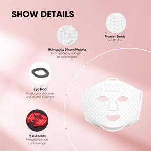 Appareil portable de <span class=keywords><strong>masque</strong></span> facial photonique, batterie 3000 mAh, masseur de soin de la peau pour l'élimination des taches brunes, produit de beauté éclaircissant - Product Image 5