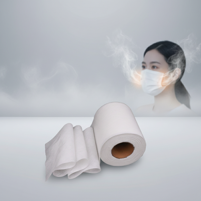 Moisture Absorbing Heat Generating Nonwoven Fabric for Warm Disposable Face Mask Winter Thermal Mask Material