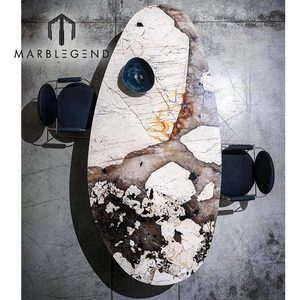 Encimeras de Granito Personalizadas, <span class=keywords><strong>Precio</strong></span> de Granito Patagonia, Cuarcita <span class=keywords><strong>Pandora</strong></span> Retroiluminada, Granito Dorado de Brasil para Cocinas de Lujo - Product Image 2