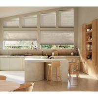 Persianas Triangulares de Panal de Abeja con Forma Irregular Personalizadas, Persianas Inteligentes Motorizadas para Ventanas de Casas con Formas Especiales