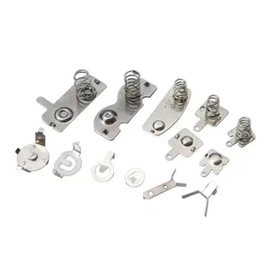 LXD Kunden spezifischer Stanz stecker Messing Batterie clip Blattfeder Elektrischer Kontakt Blattfeder Elektrischer Kontakt Messing