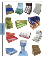 Emballage en carton ondulé pliable pour présentoirs de magasin, emballage prêt à l'emploi pour étagères, boîtes en papier pour présentation