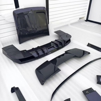 Nouveau kit carrosserie Zeekr 9X en fibre de carbone : lèvre avant, jupes latérales, diffuseur, aileron, arches de roues, capot, pare-chocs – Style RNG, fixation par boulons