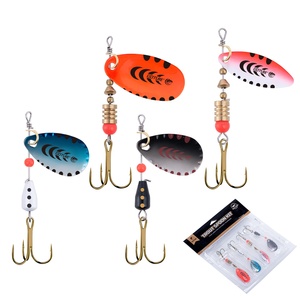 4 pcs/set स्पिनर कोलैडो के साथ मछली पकड़ने का लालच, लंबे कास्टिंग बेस पाइके ट्रेउट के लिए सोनिक कंपन - Product Image 1