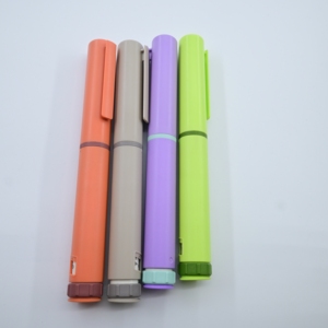 Reusable Plastic Injection <b>Pen</b> 3ml Candy Color Body Custom Logo Rubber Stopper Seal <b>Refillable</b> <b>Pen</b> Injector Skin Care Use - Product Image 6