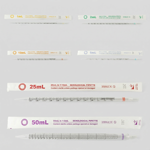 Pipetas Serológicas Estériles Premium de 1 ml, 2 ml, 5 ml, 10 ml, 25 ml, 50 ml, Codificadas por Colores, Grado Médico, PS, Suministros de Laboratorio - Product Image 6