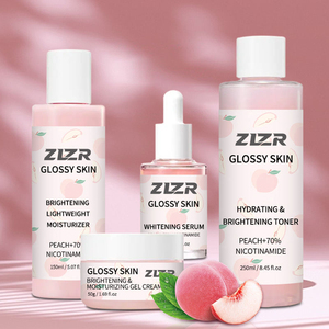 Suero Facial Vegano de Durazno con Ácido Hialurónico, Vitamina C y AHA, Rejuvenecedor, Antiarrugas, Blanqueador e Hidratante, en Envase de Vidrio, Marca Privada OEM ODM - Product Image 5