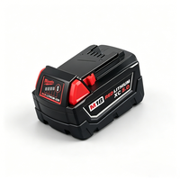 Milwaukee OEM 1/2in 18V 1200NM Electric Wrench with 5Ah Battery Charger Complete Set Car Tire Repair Cordless Impact Wrench Set