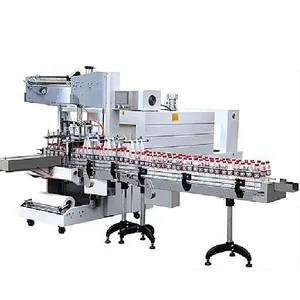 Customized Fully Automatic Pe Film Heat Plastic Pet Water Bottle Shrink Tunnel Wrapping Packing Machine For Pet Bottles