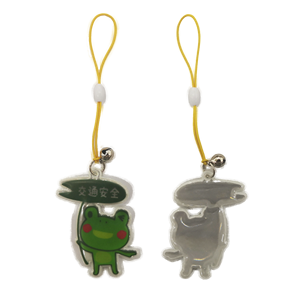 Personalizzato rana riflettente ciondolo Tag <span class=keywords><strong>Gadget</strong></span> PVC bianco con stampa UV - Product Image 1