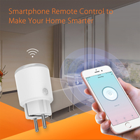 Prise intelligente Haozee Zigbee 3680W 16A avec surveillance de la consommation d'énergie, minuterie, prise EU, compatible Home Assistant Zigbee2mqtt