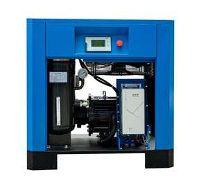 Compresseur d'air à vis à haute efficacité Conversion de fréquence à aimant permanent 20HP 15KW Fabricants de compresseurs d'air - Product Image 4