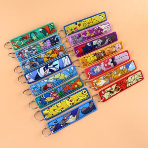 Llavero de Tela Bordada con Diseño de Pokémon Estilo 82, Llavero de Tela Tejida con Bordado Jet para Llaves de Moda - Product Image 5