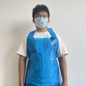 <span class=keywords><strong>Tablier</strong></span> jetable universel Hao Tai en PE gaufré, anti-salissures et imperméable, pour la cuisine domestique, le nettoyage et la protection personnelle - Product Image 5