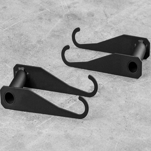 QSLKI 2PCS Supporto Per Manubri, Capacità Di Carico 102kg, Ganci Per Bilancieri, Manubri Resistenti Per Presse Su Panca Con, Sollevamento Pesi Fitness, Ganci, Allenamento Della Forza, Manubrio