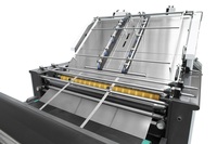 Machine à laminer les cannelures à haute productivité, à commande hydraulique automatique WESTONIX, pour l'emballage en papier et en plastique