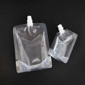 Bolsa de Plástico Transparente Reutilizable de 750 ml con Grifo para Almacenamiento de Líquidos, Bolsa para Bebidas con Boquilla Transparente - Product Image 5
