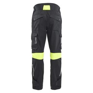 BLAKLADER - 141715129933C44 Pantalon inhérent Noir/Jaune haute visibilité-PANTALON DE TRAVAIL EAN 7330509902943 PANTALON DE TRAVAIL EN DENIM - Product Image 2