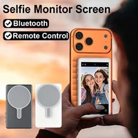 Écran de contrôle magnétique T5 pour vlog et selfie, moniteur de selfie pour caméra arrière avec télécommande Bluetooth, compatible iPhone et Android