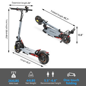 Scooter Eléctrico Plegable iENYRID AOKDA A1, Portátil y Económico, Disponible en Reino Unido, UE y EE. UU., 10 Pulgadas, Alta Velocidad, para Adultos Unisex - Product Image 6