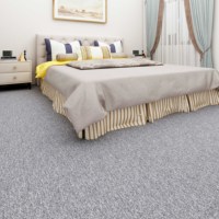 Tapis moelleux jacquard tufté de luxe oriental élégant 4m, mur à mur, résistant aux taches et antidérapant pour hôtel, salle de bal, salon