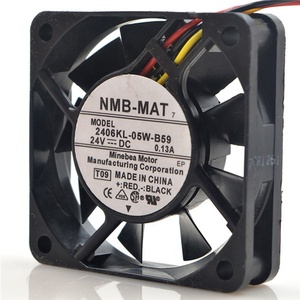 Quạt, 2025 <span class=keywords><strong>2406kl</strong></span>-05f-<span class=keywords><strong>b59</strong></span> DC24V 0.13A 6cm 6015 60*60*15mm làm mát người hâm mộ Hot Bán - Product Image 2