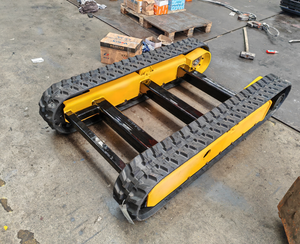 Продвижение OEM небольшой мини 500 кг 1 т 2 тонны резиновая гусеничная ходовая часть резиновая гусеничная шасси с электродвигателем - Product Image 4