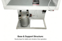 Machine de pulvérisation de colle à base d'eau FS-201 220V 600W certifiée CE à double aspiration pour usine de chaussures – Économisez 30 % – Garantie 1 an