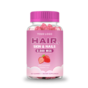 Produits de beauté en marque blanche : Compléments antioxydants, Gummies pour <span class=keywords><strong>cheveux</strong></span>, peau <span class=keywords><strong>et</strong></span> <span class=keywords><strong>ongles</strong></span>, Gummies de croissance capillaire à la biotine <span class=keywords><strong>et</strong></span> multivitamines - Product Image 3