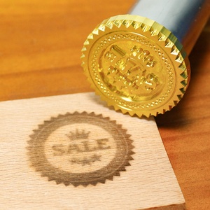 Ciseau à marquer personnalisé en cuir, en laiton ou en fer, pour logo gravé en relief - Product Image 6