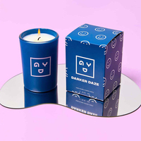 Haute qualité OEM ODM produits de luxe bougie emballage cadeau artisanat boîte de papier avion de forme carrée