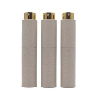 Nouvel arrivage de flacon pulvérisateur biodégradable rechargeable torsadé ouvert de 10ml de paille de blé parfum cosmétique brume fine