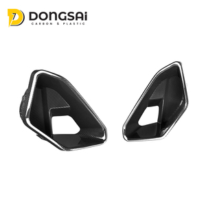 Pour <span class=keywords><strong>X6</strong></span> G06 LCI MP Style <span class=keywords><strong>2023</strong></span> – Nouvelles aérations de pare-chocs avant en fibre de carbone sèche avec clips, matériau préimprégné <span class=keywords><strong>2023</strong></span> - Product Image 5