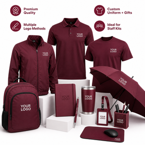 Trade Show Giveaway Kit Polo Shirt Tote Bag Notebook Pen Tumbler Lanyard Custom Logo Promotional Products Gift Collection - Product Image 1