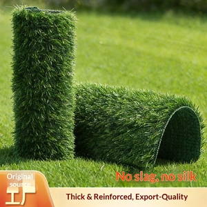 Gazon artificiel QIZHI, norme nationale transfrontalière, vert, épaissi, réaliste, pour parcs d'attractions extérieurs, écoles, sports et fitness - Product Image 6