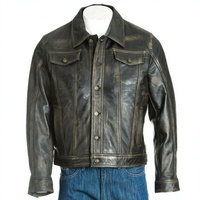 Veste en cuir véritable pour homme, en cuir de vachette gaufré croco, avec col en fourrure premium pour l'hiver, service de personnalisation pour motards