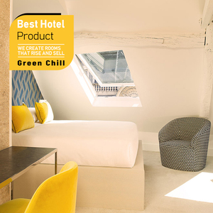 Juego de Cama de Hotel de Lujo con Cabecera Tapizada, Colchón Premium y Diseño de Muebles Modernos para Hoteles Cinco Estrellas - Product Image 1