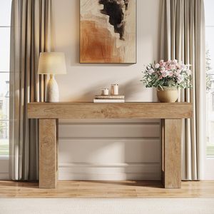 Mesa de Entrada de Madera, Mesa de Sofá Rectangular, Moderna y Minimalista, Desmontable, Adecuada para Muebles en Salas de Estar y Pasillos - Product Image 3