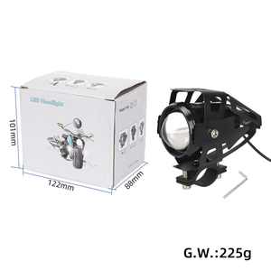 Luz Delantera LED U5 para Patinete Eléctrico KUGOO M4 G-Booster, Faro Impermeable con Carcasa de Aluminio Reforzada, Accesorios de Modificación - Product Image 2