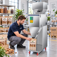 Machine de remplissage verticale pour sucre en poudre, lait en poudre, café en grains et granulés avec pesage