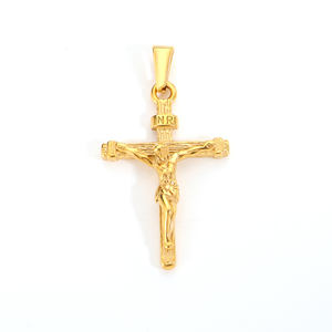 Tarnish Gratis 18k liontin Stainless Steel pria wanita berlapis emas <span class=keywords><strong>CHRISTOPHER</strong></span> Yesus kompas <span class=keywords><strong>Saint</strong></span> Michael 18K - Product Image 2